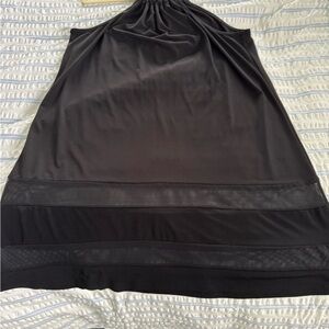 Swimsuits for All Black Halter Dress/cover up.
